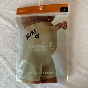 Isabel Maternity Black Shapewear Shorts